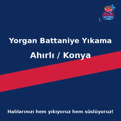 Ahırlı Yorgan Battaniye Yıkama