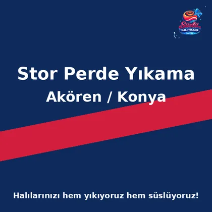 Akören Stor Perde Yıkama