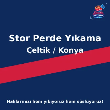 Çeltik Stor Perde Yıkama