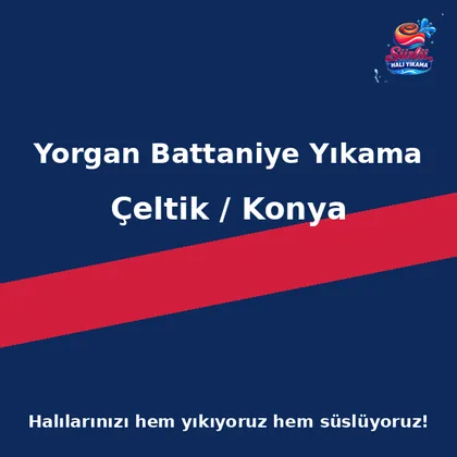 Çeltik Yorgan Battaniye Yıkama