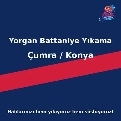 Çumra Yorgan Battaniye Yıkama