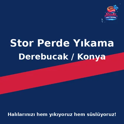 Derebucak Stor Perde Yıkama