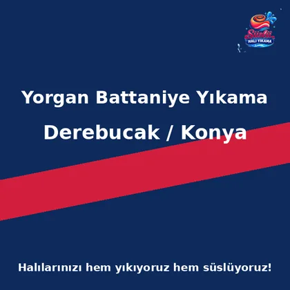 Derebucak Yorgan Battaniye Yıkama