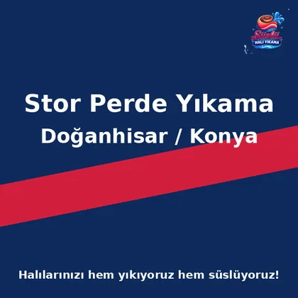 Doğanhisar Stor Perde Yıkama