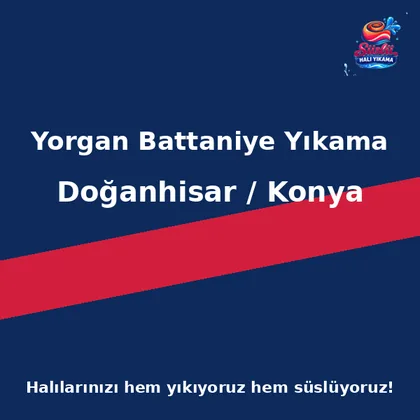 Doğanhisar Yorgan Battaniye Yıkama