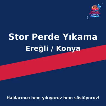 Ereğli Stor Perde Yıkama