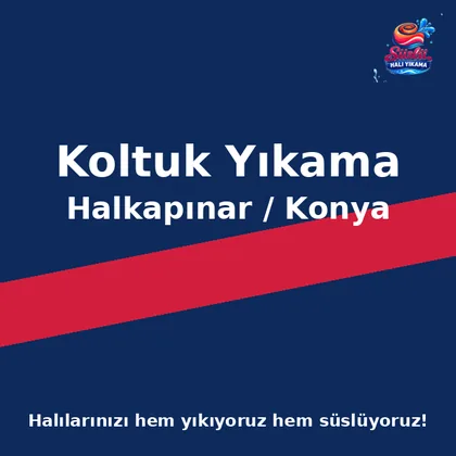 Halkapınar Koltuk Yıkama