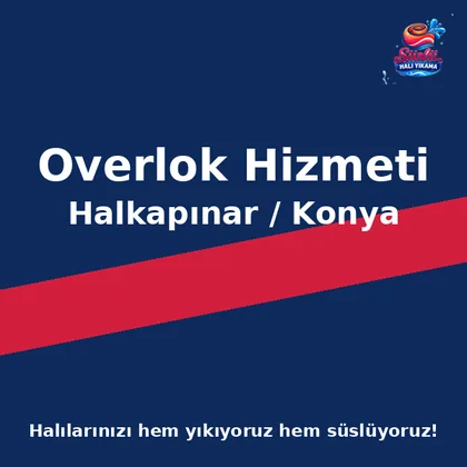 Halkapınar Overlok Hizmeti