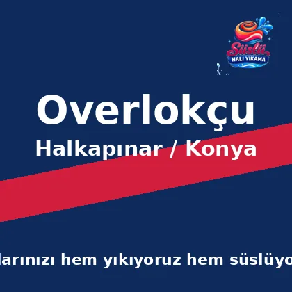 Halkapınar Overlokçu