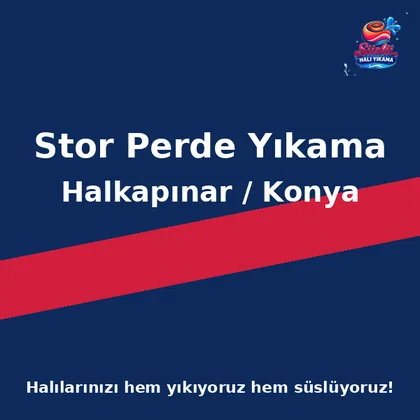 Halkapınar Stor Perde Yıkama