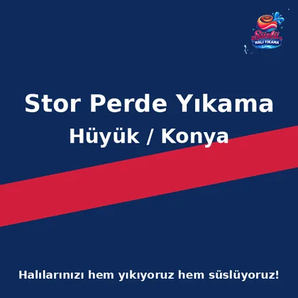 Hüyük Stor Perde Yıkama