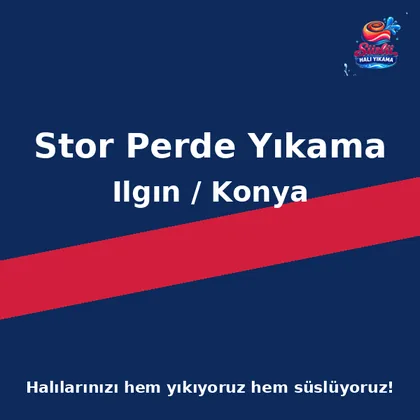 Ilgın Stor Perde Yıkama