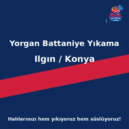Ilgın Yorgan Battaniye Yıkama