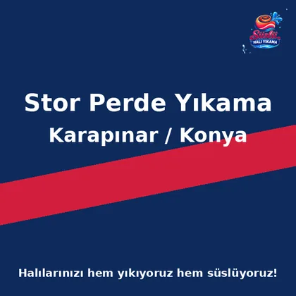 Karapınar Stor Perde Yıkama