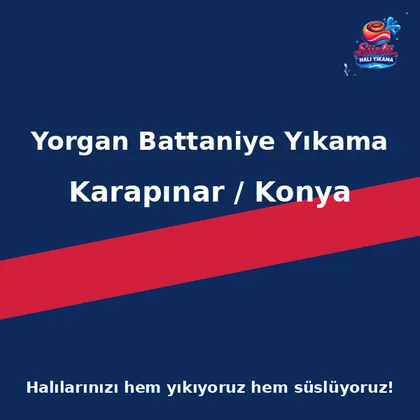 Karapınar Yorgan Battaniye Yıkama