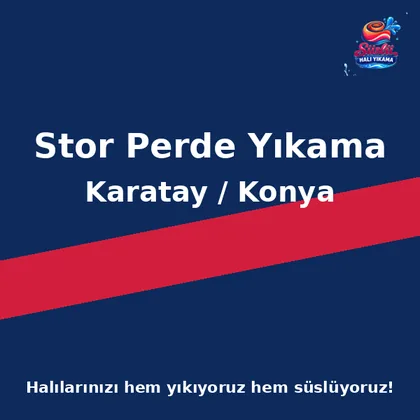 Karatay Stor Perde Yıkama