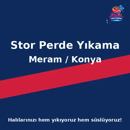 Meram Stor Perde Yıkama