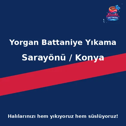 Sarayönü Yorgan Battaniye Yıkama