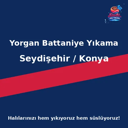 Seydişehir Yorgan Battaniye Yıkama