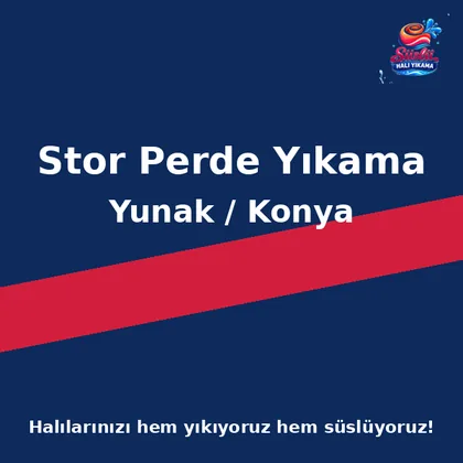 Yunak Stor Perde Yıkama