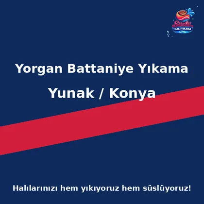 Yunak Yorgan Battaniye Yıkama